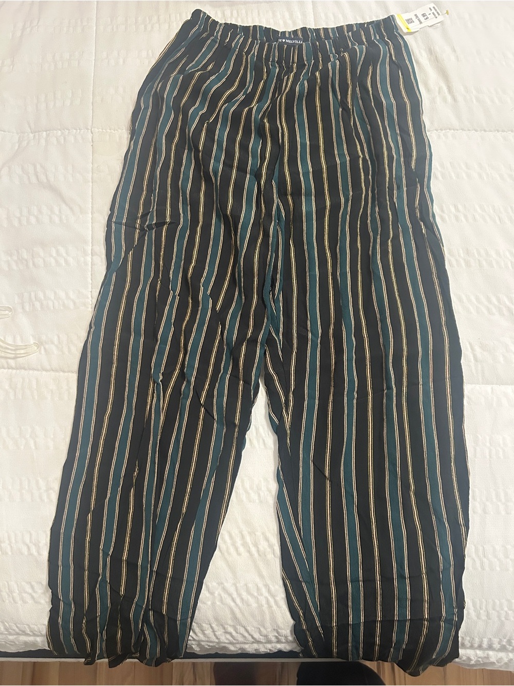 Brandy Melville striped flowy pants